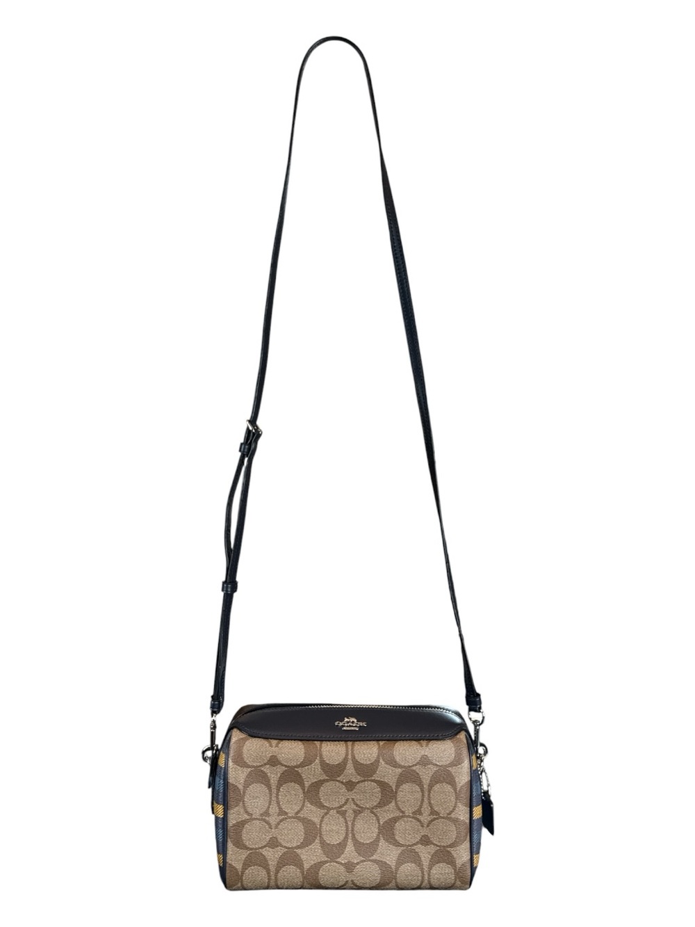 COACH Bennett Crossbody in Signature Canvas with a Gingham print - Picture 8 of 10